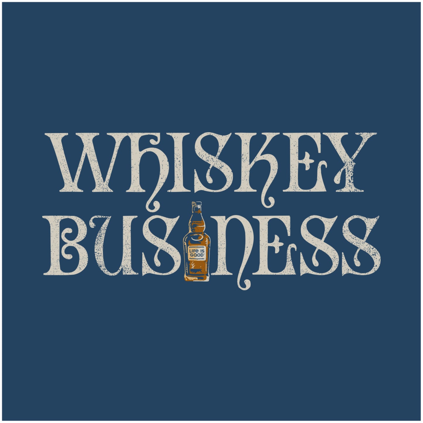 MEN'S WHISKEY BUSINESS BOTTLE CRUSHER T