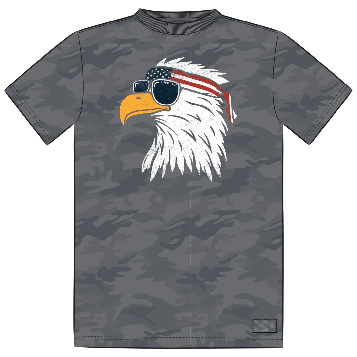 MEN'S PATRIOTIC EAGLE SHORT SLEEVE ALLOV