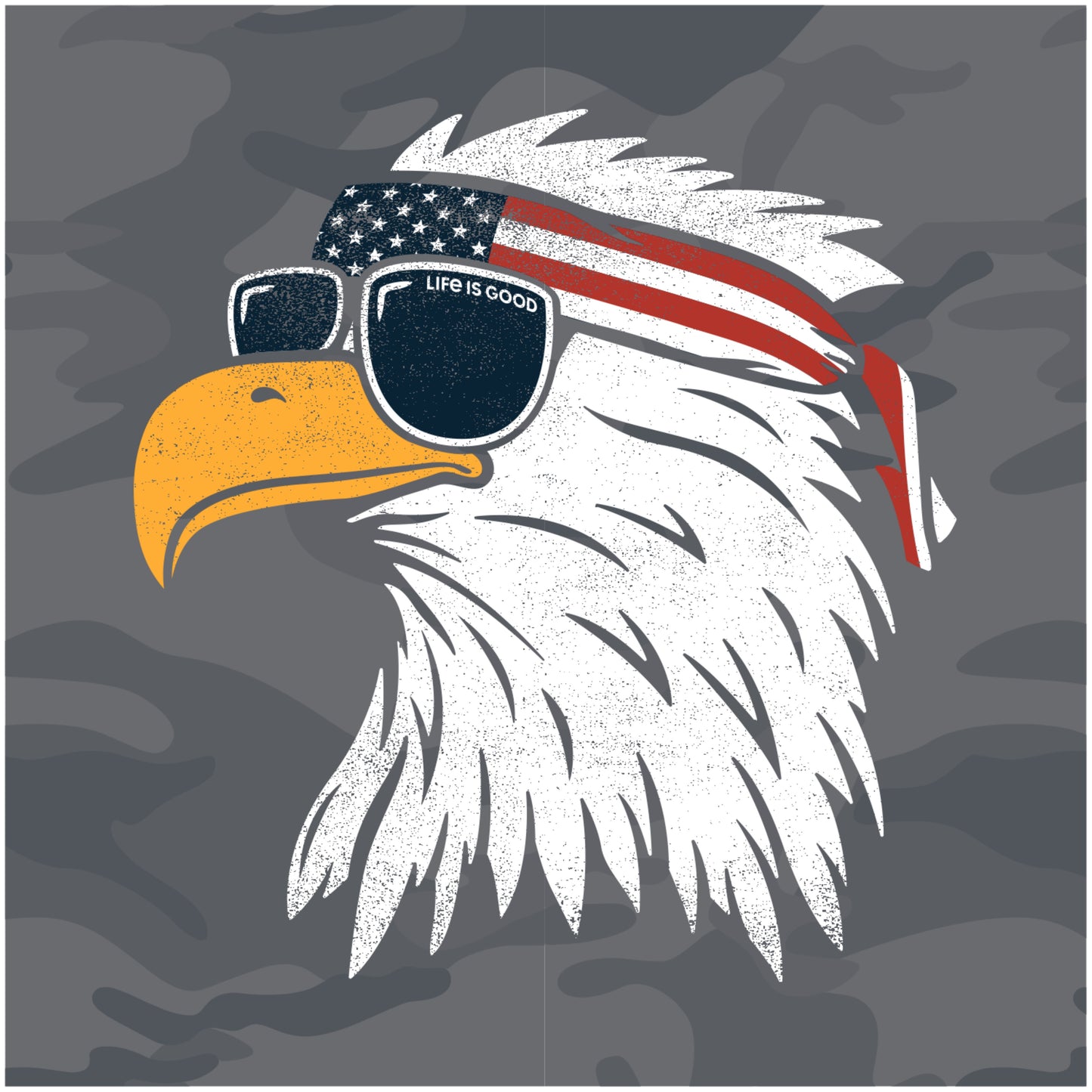 MEN'S PATRIOTIC EAGLE SHORT SLEEVE ALLOV