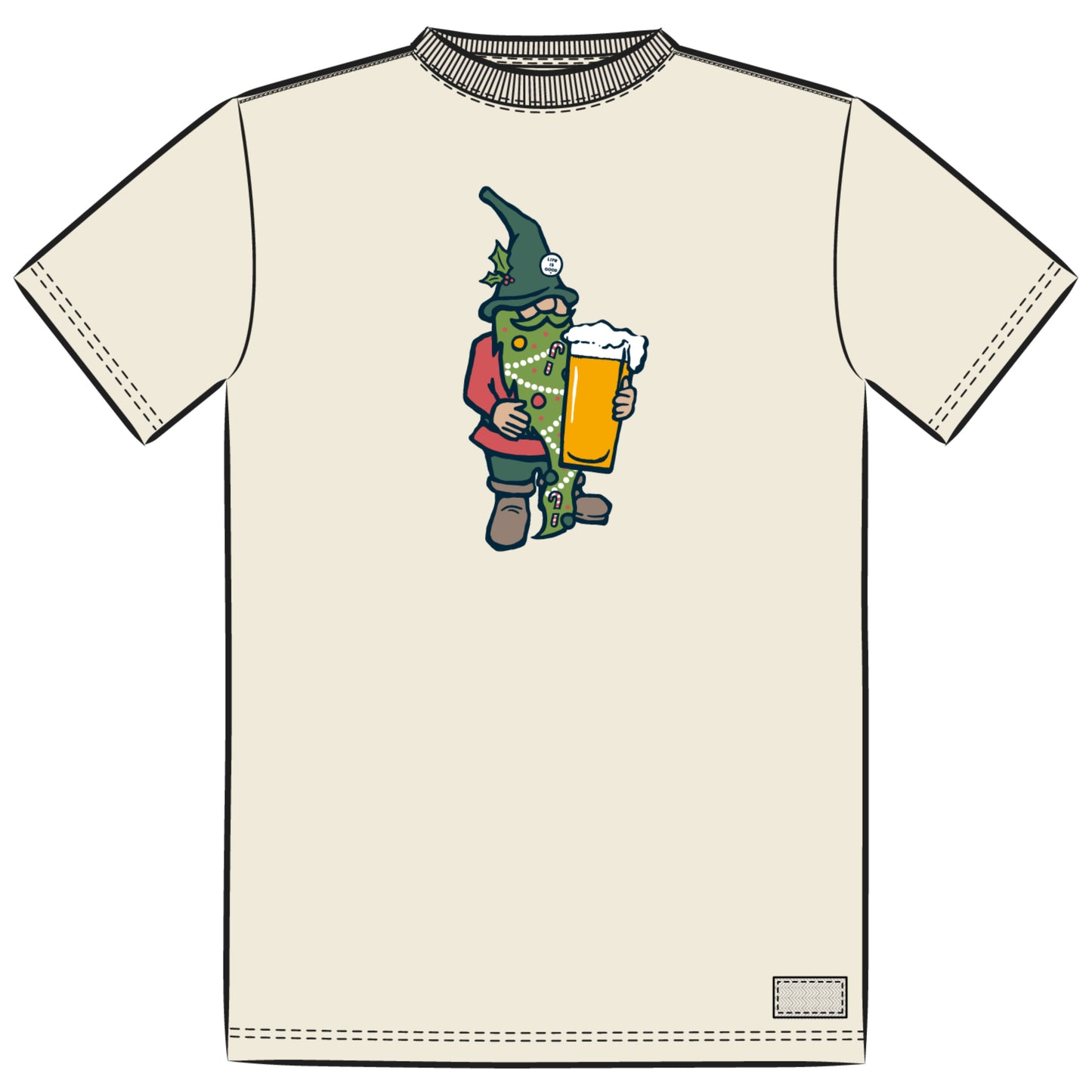 MEN'S HOLIDAY BEER GNOME CRUSHER TEE