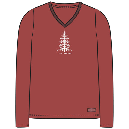 WOMEN'S WINTER TREE LONG SLEEVE CRUSHER