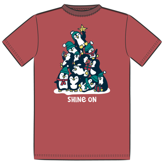 KIDS SHINE ON PENGUINS CRUSHER TEE