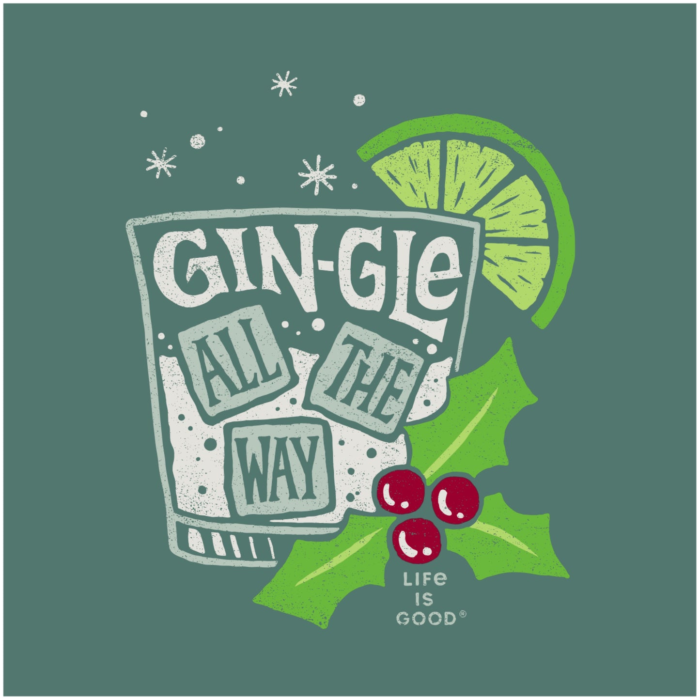 MEN'S GIN-GLE ALL THE WAY CRUSHER TEE