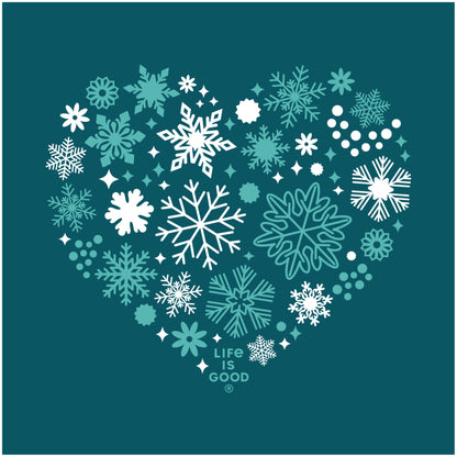 WOMEN'S SNOWFLAKE HEART CRUSHER VEE