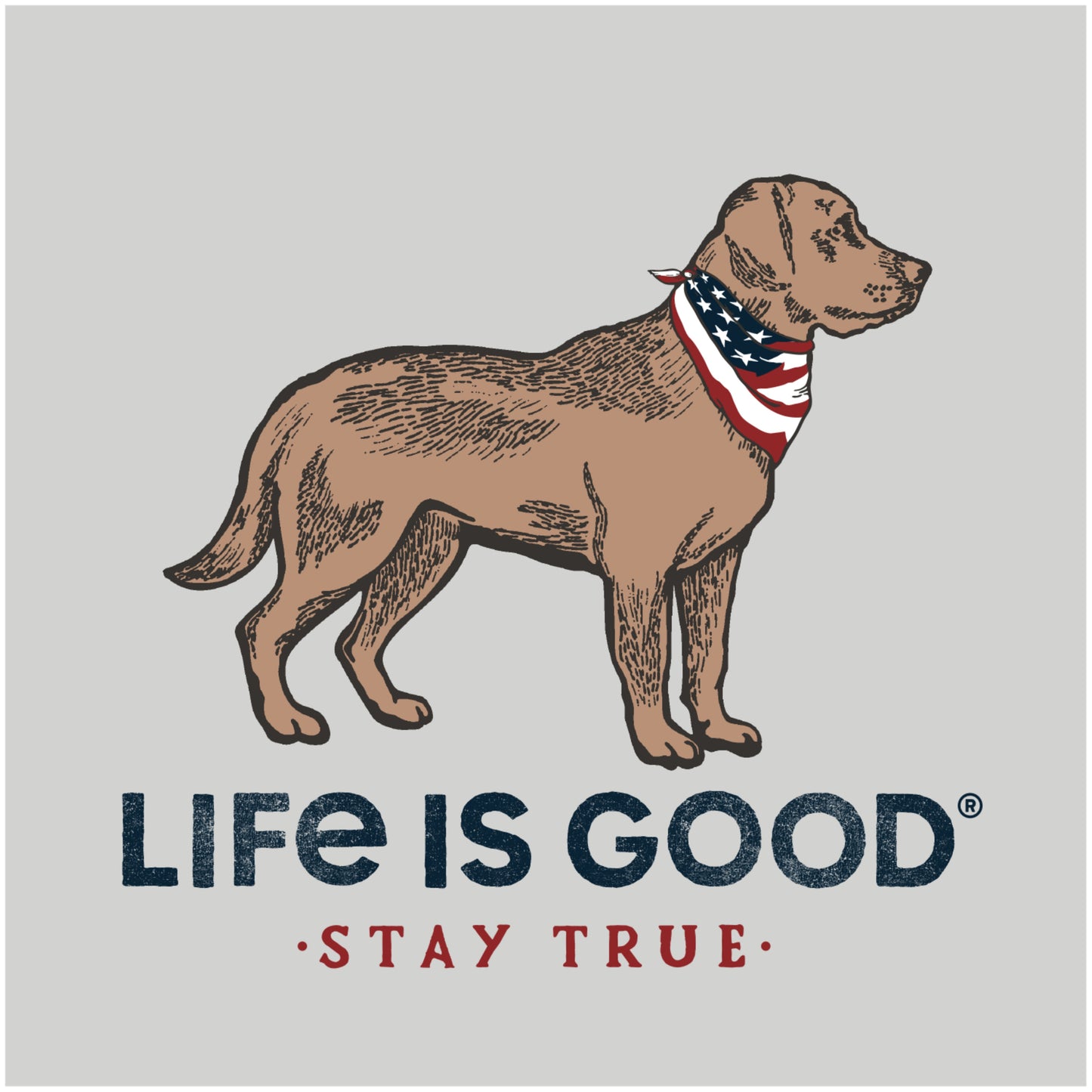 MEN'S STAY TRUE DOG LONG SLEEVE CRUSHER