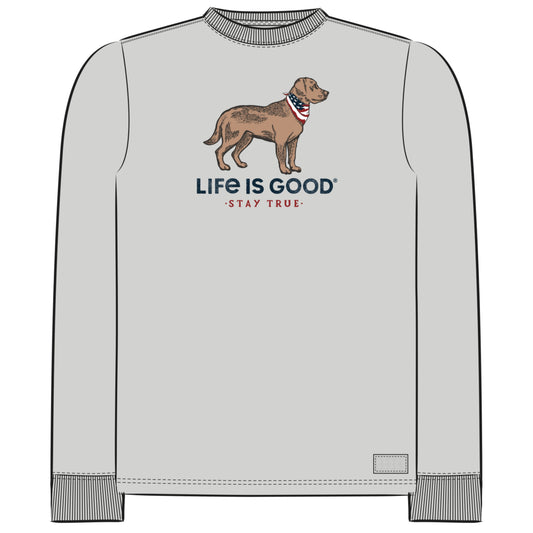 MEN'S STAY TRUE DOG LONG SLEEVE CRUSHER