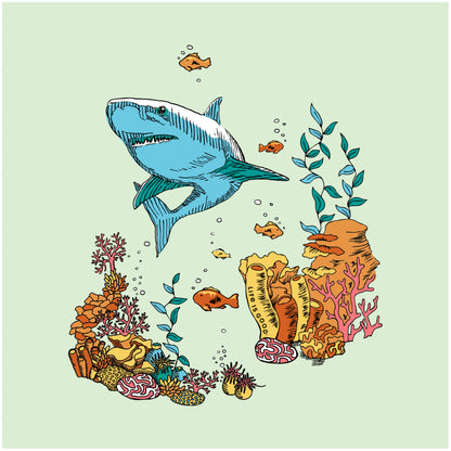 KID'S FINELINE SHARKSCAPE CRUSHER TEE