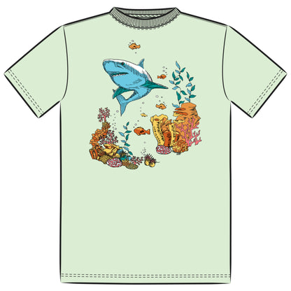 KID'S FINELINE SHARKSCAPE CRUSHER TEE