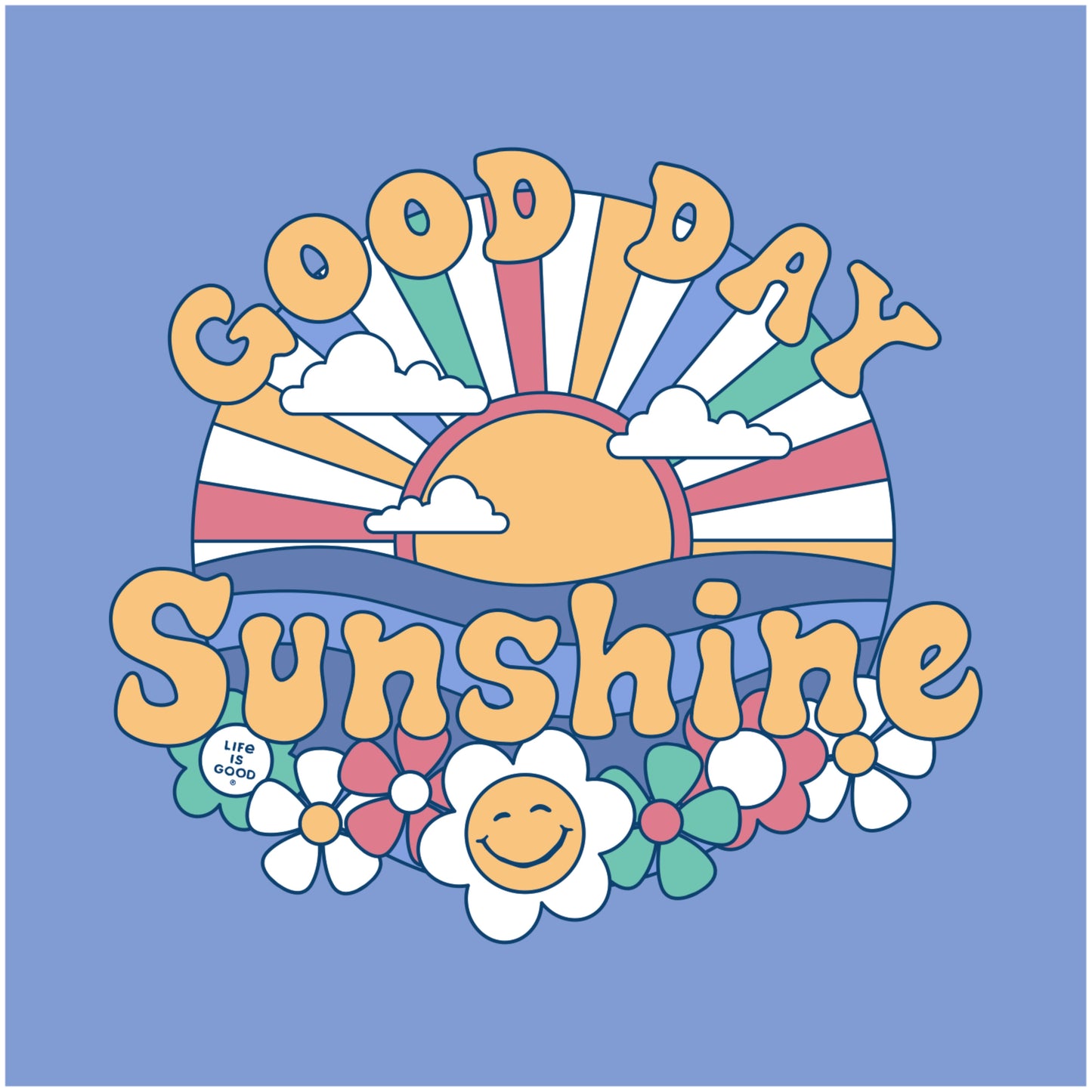 KID'S GROOVY GOOD DAY SUNSHINE SHORT SLEEVE