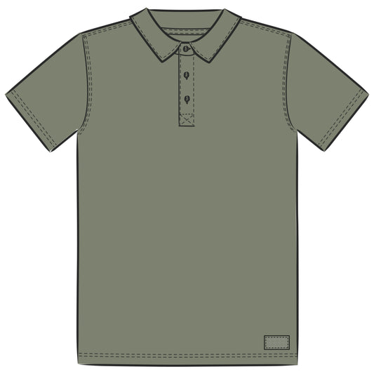 MEN'S SOLID SHORT SLEEVE CRUSHER-LITE POLO GREEN