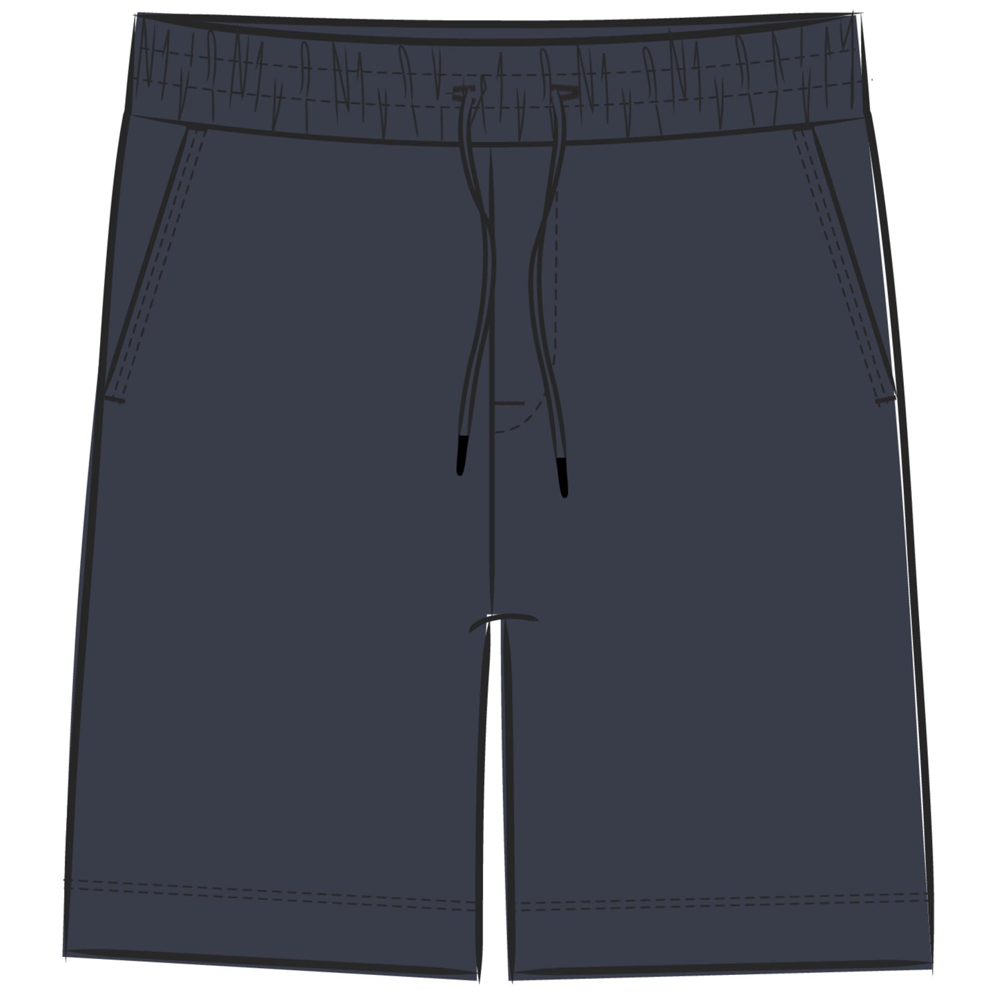 MEN'S SOLID EVERYDAY SHORTS BLUE